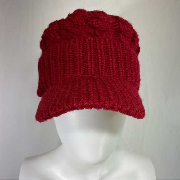 Knitted Wool Beanie Hat w/ Fleece Lining - Picture 4 of 8